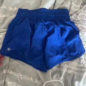 Lululemon high waisted running shorts